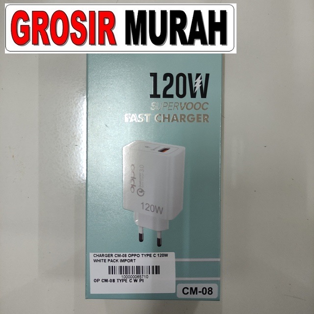 Charger Cm-08 Oppo Type C 120W Pack Import