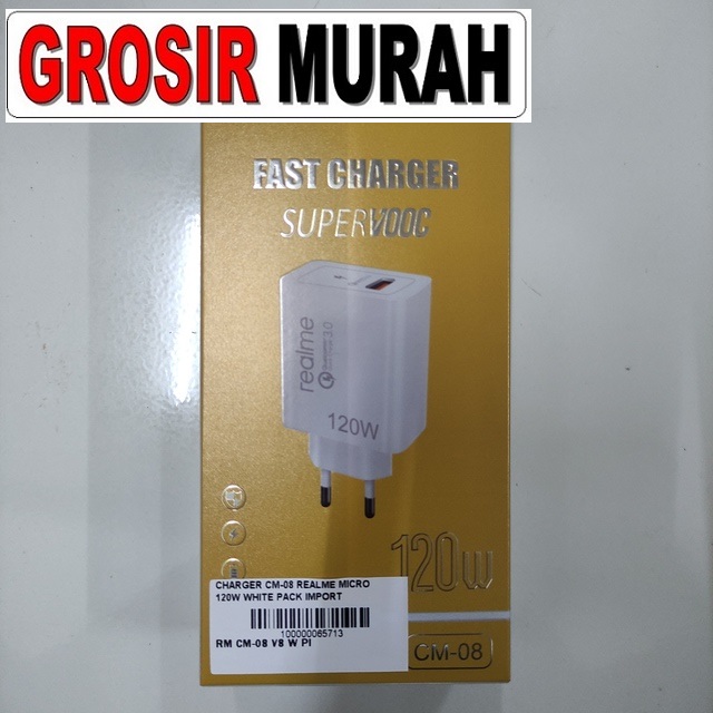 Charger Cm-08 Realme Micro 120W Pack Import