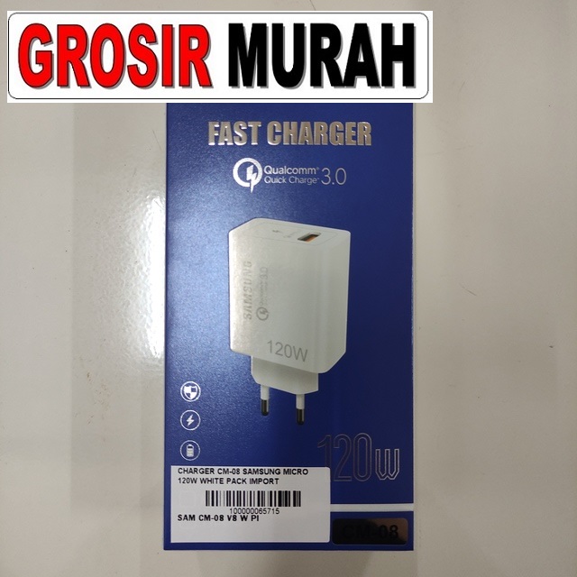 Charger Cm-08 Samsung Micro 120W Pack Import
