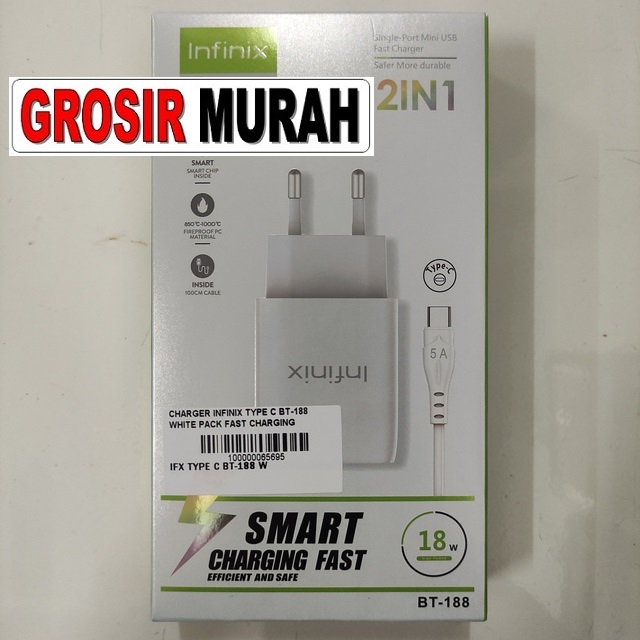 Charger Infinix Type C Bt-188 Fast Charging
