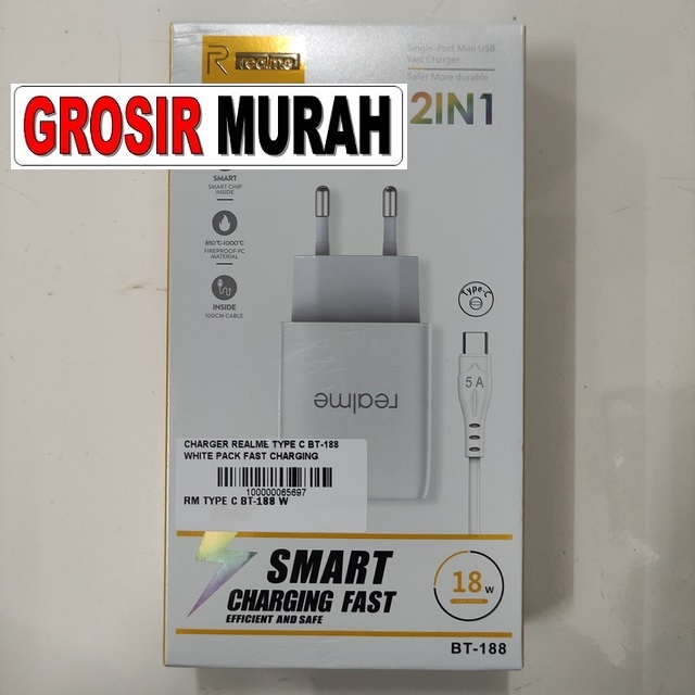 Jual Charger Type C Bt-188 Fast Charging