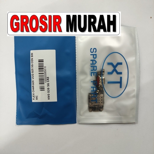 Jual Flexi Charger Vivo S20 5G Fleksibel Flexible Fleksi Flexibel Flex Con Tc Connector Pcb Konektor cas papan charging