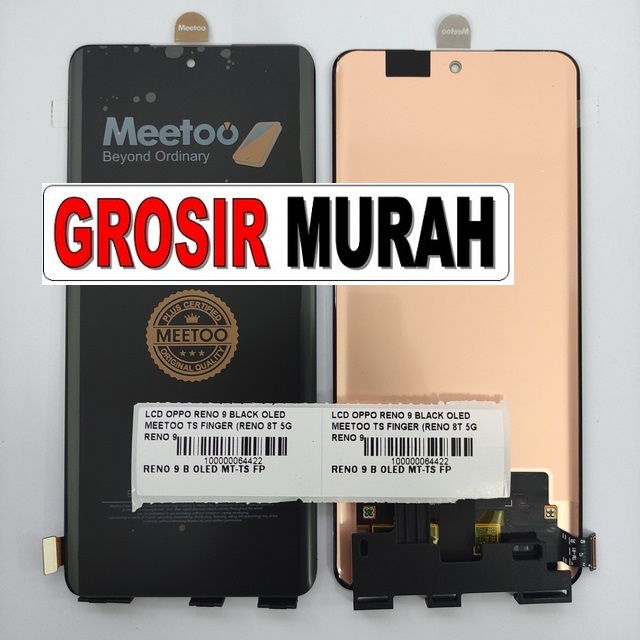 LCD Oppo Reno 9 OLED Meetoo Reno 8T 5G Reno 9 Pro Reno 9 Pro Plus Reno 10 5G P1 Black