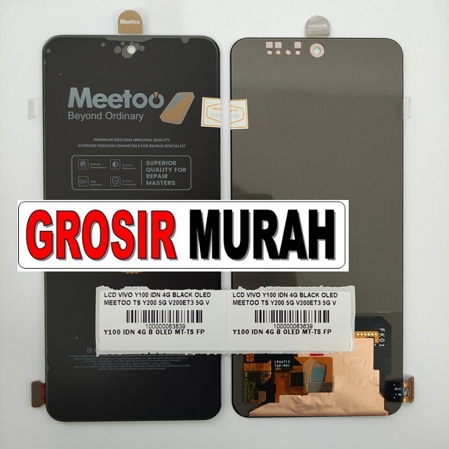 LCD Vivo Y100 Idn 4G OLED Meetoo Y200 5G V200E T3 5G V29E 5G S18E V30 Lite V30 SE V40 SE