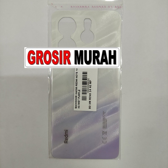 Backdoor Xiaomi Redmi Note 14 4G Mist Purple