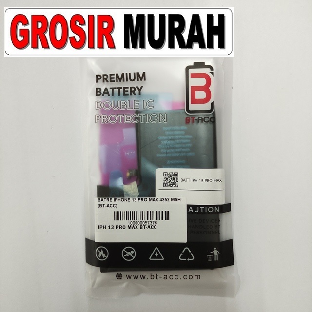 Batre Iphone 13 Pro Max 4352 Mah (Bt-Acc)