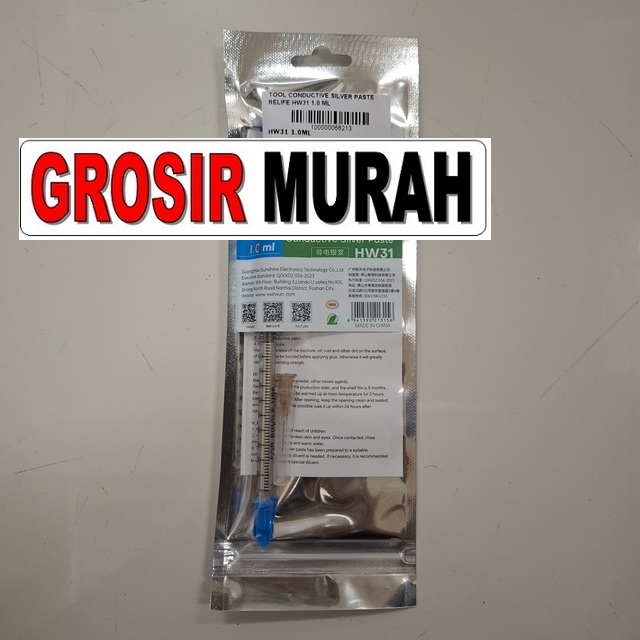 Gambar Conductive Silver Paste Relife Hw31 1.0 Ml