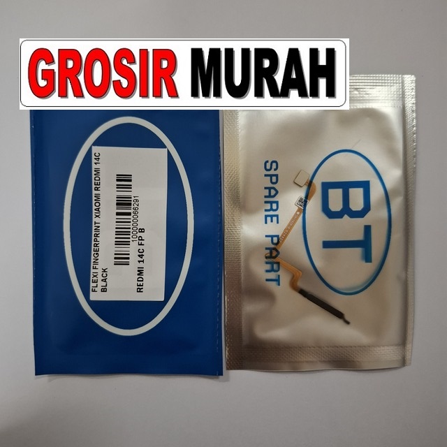 Flexi Fingerprint Xiaomi Redmi 14C warna hitam Original