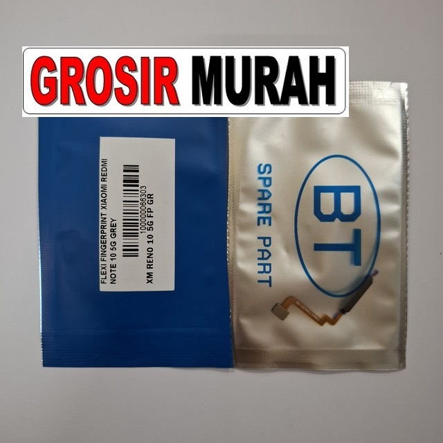 Flexi Fingerprint Xiaomi Redmi Note 10 5G warna abu-abu Original