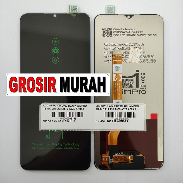 LCD Oppo A57 2022 Aimpro A77 A18 A38 A57S A57E A77S A17 A17K K10 5G A56S A58 5G A58X A78 5G
