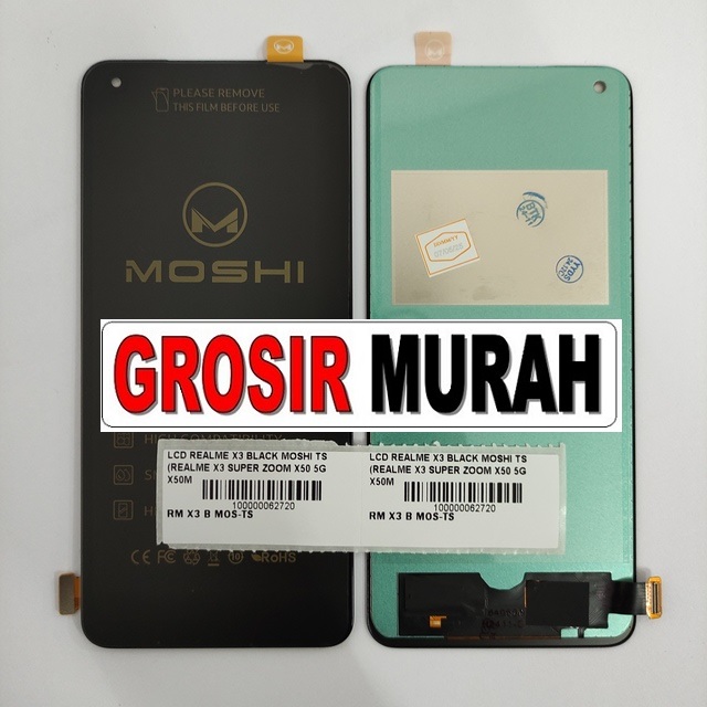 LCD Realme X3 Moshi X3 Super Zoom X50 5G X50M 5G Black