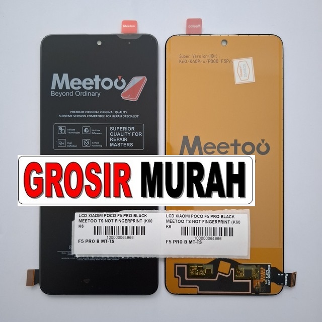 Lcd Xiaomi Poco F5 Pro, K60, K60 Pro Meetoo - Presisi, mudah dipasang, tampilan tajam, multitouch 10 jari