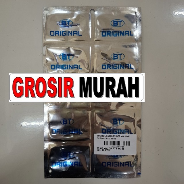 Tombol Luar On Off Volume Oppo A74 4G Blue