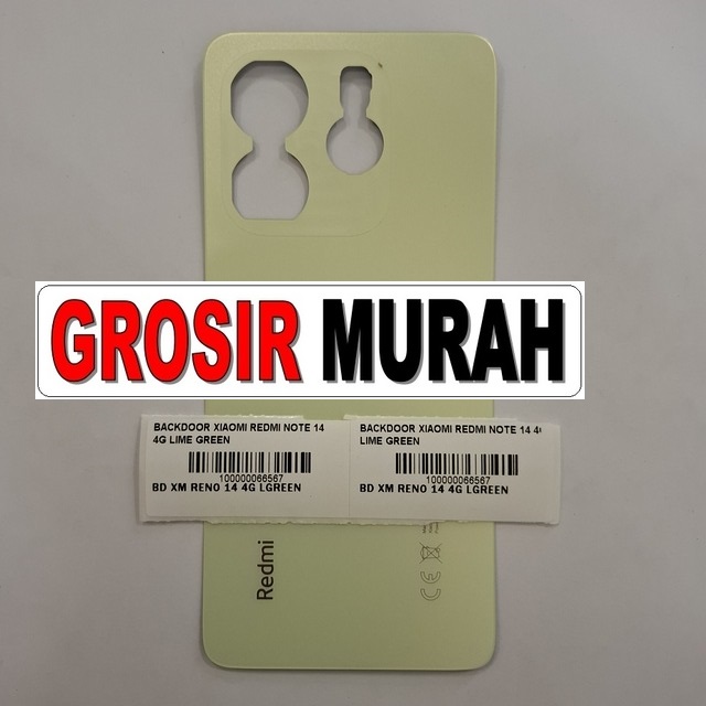 Backdoor Xiaomi Redmi Note 14 4G Lime Green