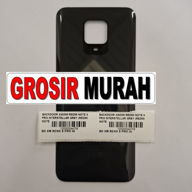 Backdoor Xiaomi Redmi Note 9 Pro Redmi Note 9S Interstellar Grey