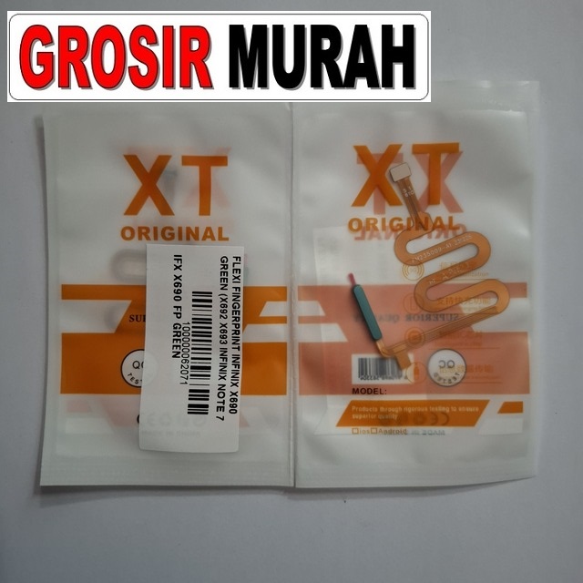Flexi Fingerprint Infinix X690 Green X692 X693 Infinix Note 7 Note 8 Note 10