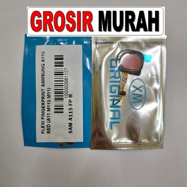 Flexi Fingerprint Samsung A115 A11 M115 M11 Red
