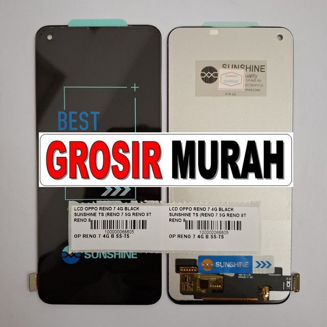 Lcd Oppo Reno 7 4G Sunshine Reno 7 5G Reno 8T Reno 8 4G 5G 8T A78 Realme 9 10 11 4G 9 Pro