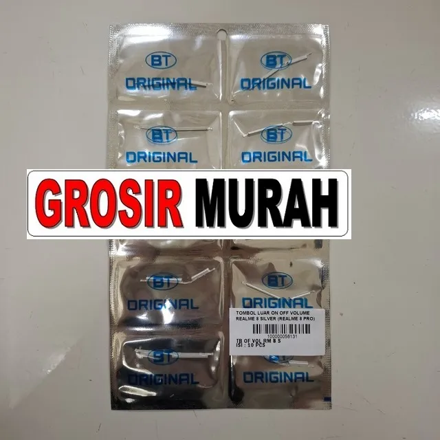 Tombol On Off Volume Realme 8 Silver