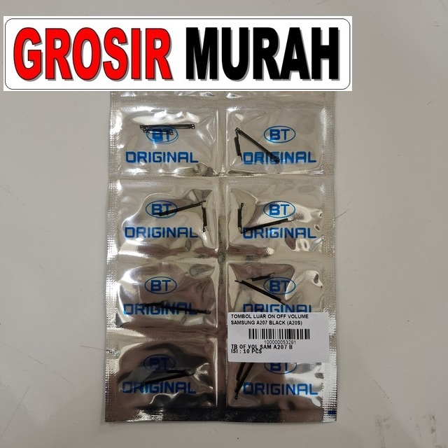 Tombol Luar On Off Volume Samsung A207 A20S Black
