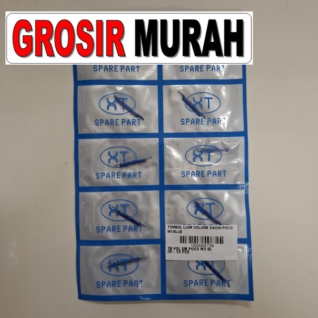 Tombol Luar Volume Poco M3 / Redmi 9T Blue