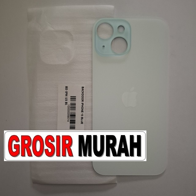 Backdoor iPhone 15 Blue sparepart housing belakang