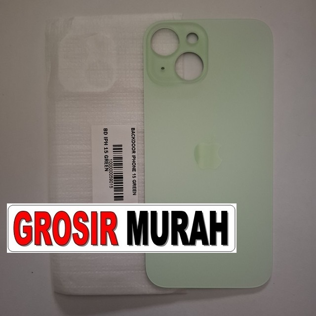 Backdoor iPhone 15 Green sparepart housing belakang