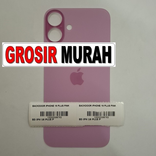 Backdoor iPhone 16 Plus Warna Pink