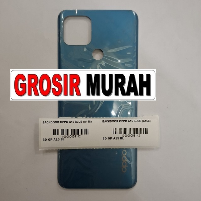Backdoor Oppo A15 A15S Blue
