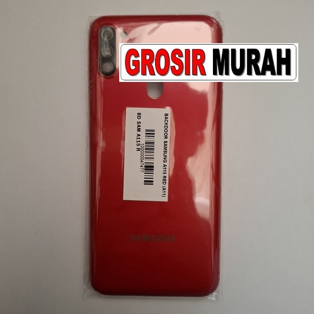 Backdoor Samsung A115 A11 Red