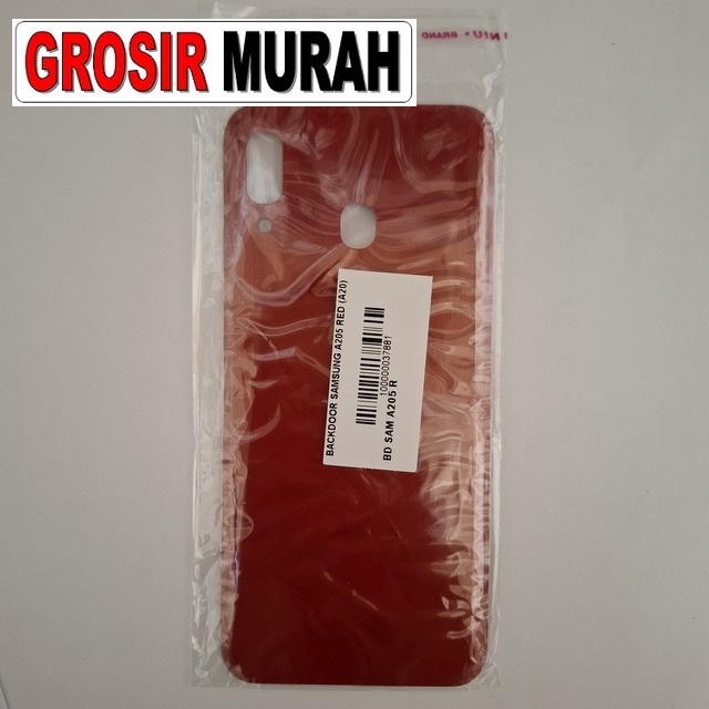 Backdoor Samsung A205 A20 Red