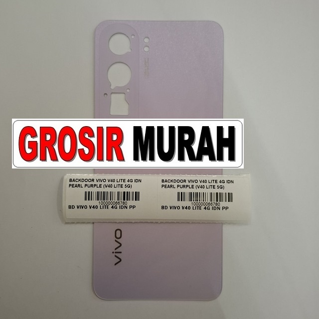 Backdoor Vivo V40 Lite 4G IDN / V40 Lite 5G Pearl Purple