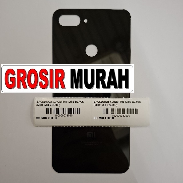 Backdoor Xiaomi Mi8 Lite Mi8X Mi8 Youth Black