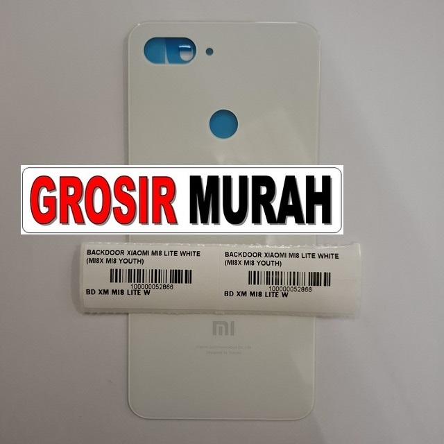 Backdoor Xiaomi Mi8 Lite Mi8X Mi8 Youth White