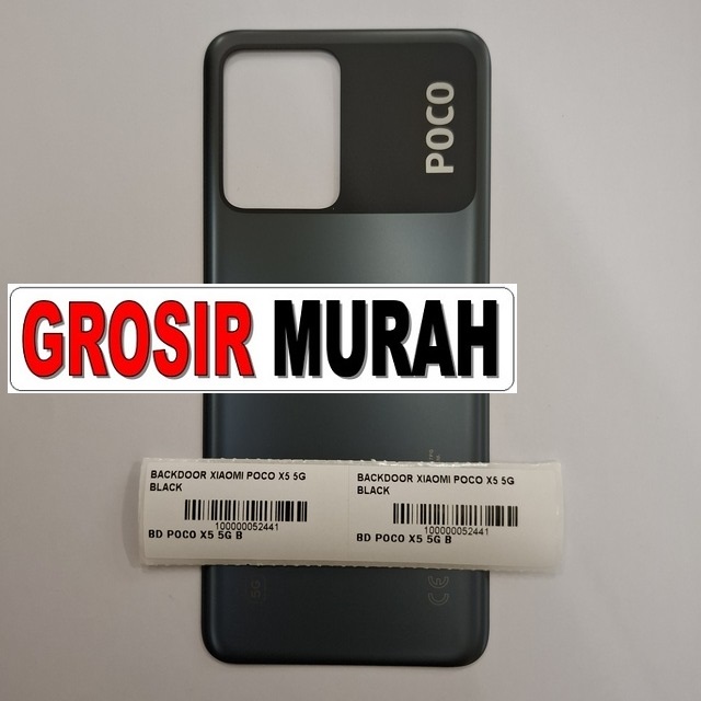 Backdoor Xiaomi Poco X5 5G Black