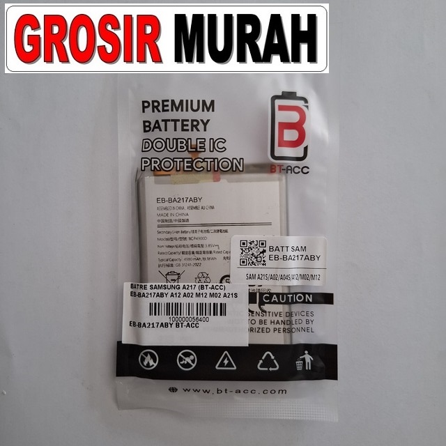Batre Samsung A217 BT-ACC EB-BA217ABY untuk Galaxy A12, A02, M12, M02, A21S