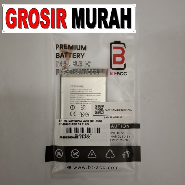 Batre Samsung G965 BT-ACC EB-BG965ABE S9 Plus
