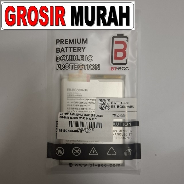Batre Samsung M205 Bt-acc Eb-Bg580Abn M305 M30 M20