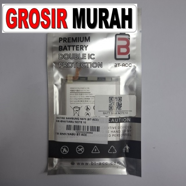 Batre Samsung N970 Bt-acc Eb-Bn970Abu Note 10