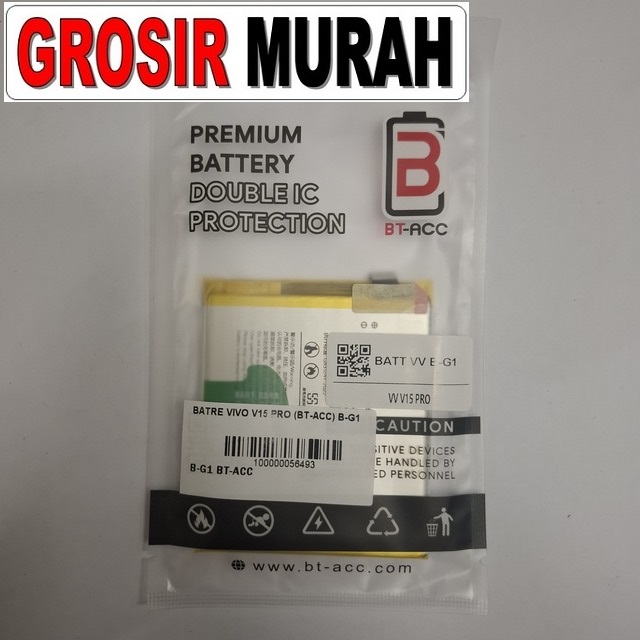 Batre Vivo V15 Pro B-G1 Bt-Acc