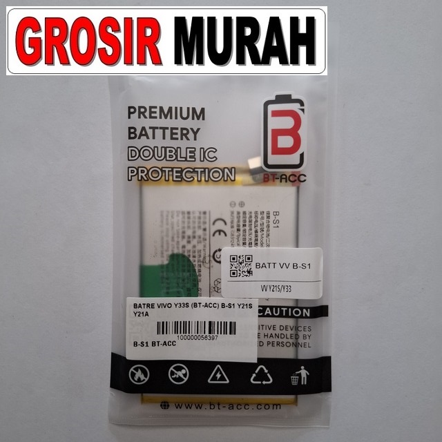 Batre Vivo Y33S B-S1 BT-ACC Y21S Y21A
