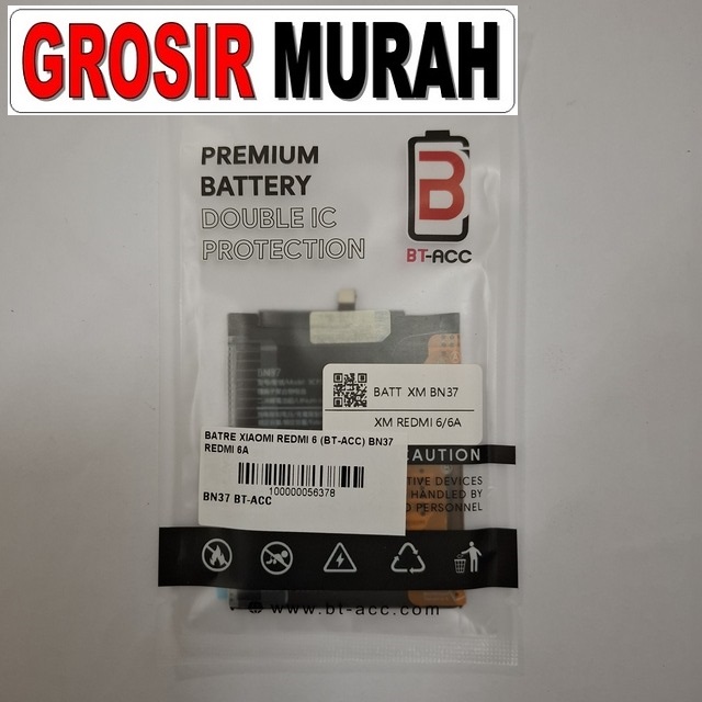 Batre Xiaomi Redmi 6 BN37 BT-ACC Redmi 6A