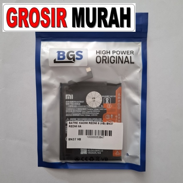 Batre Xiaomi Redmi 6 BN37 VB Redmi 6A