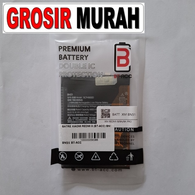 Batre Xiaomi Redmi 8 BT-ACC BN51