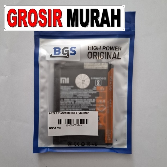 Batre Xiaomi Redmi 8 VB BN51