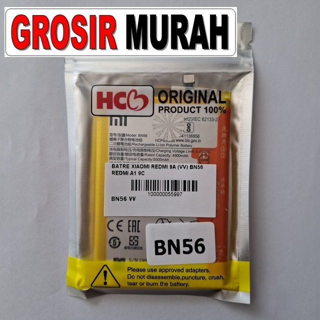 Batre Redmi 9A BN56 VV Redmi A1 9C