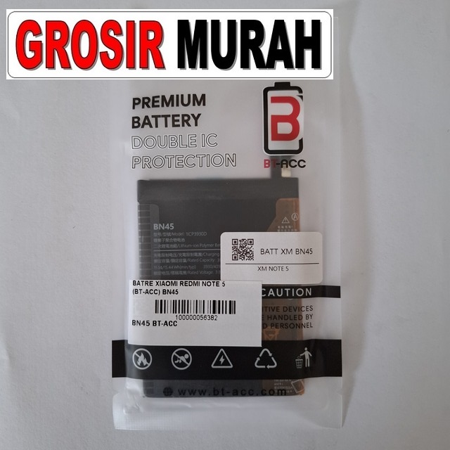 Batre Redmi Note 5 BN45 BT-ACC