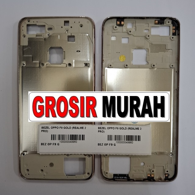 Bezel Oppo F9 / Realme 2 Pro Gold