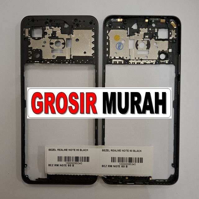 Bezel Realme Note 60 Note 60X Black