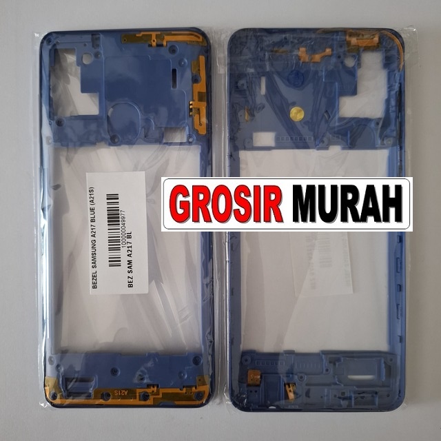 Bezel Samsung A217 A21S Blue